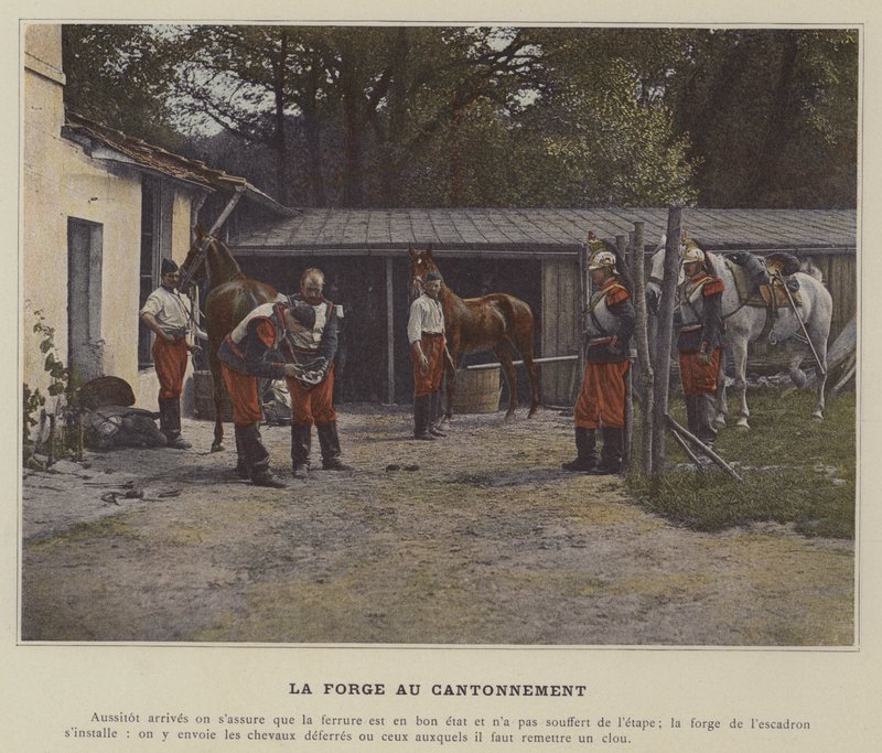 The Forge at the Cantonment (barevné foto) od (after) French Photographer