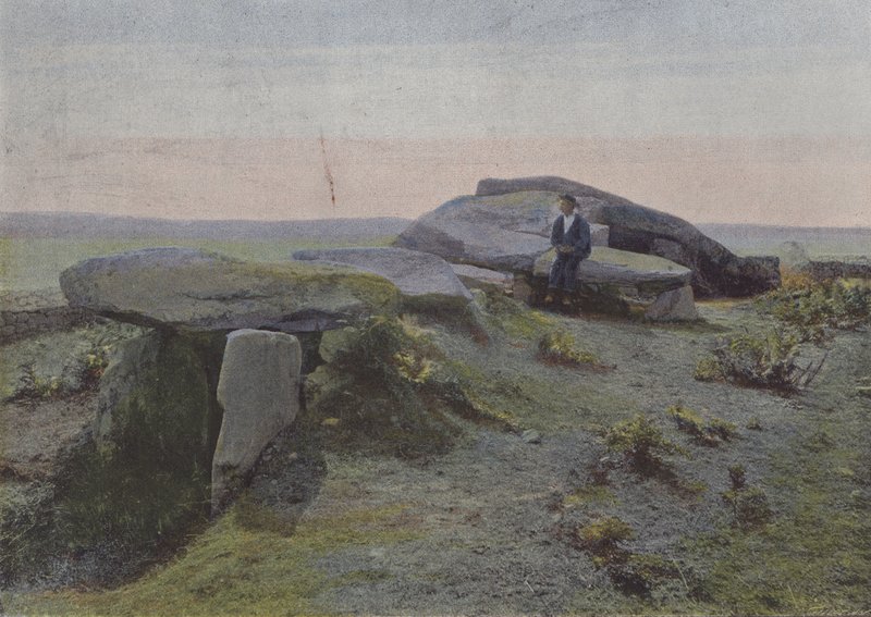 Dolmen Mane-Lud, v Locmariaquer (barevné fotografie) od (after) French Photographer