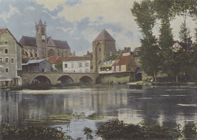 Moret (barevné foto) od (after) French Photographer