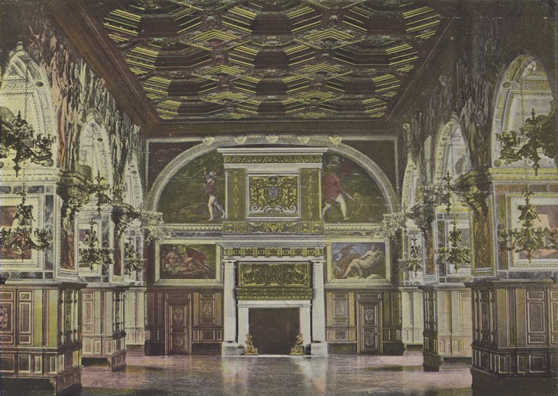 Salle Henri II (barevné foto) od (after) French Photographer