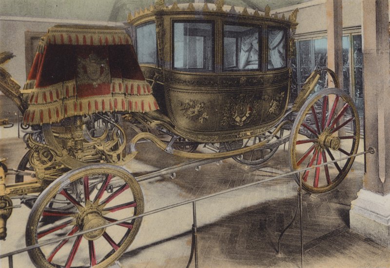 Voiture du Mariage de Napoleon III, svatba kočáru Napoleona III (barevné foto) od (after) French Photographer