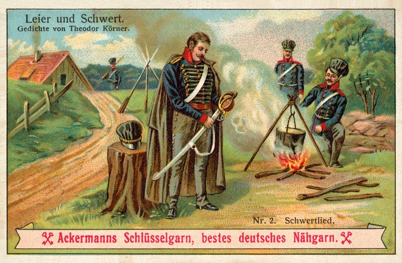 Sword Song (chromolitho) od (after) German School