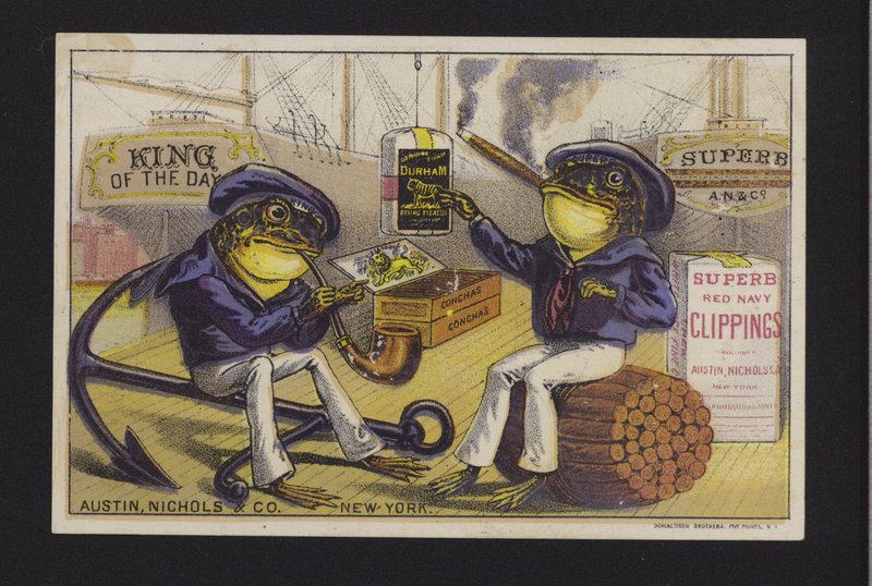 Reklama na tabák Austin Nichols & Co, New York od American School
