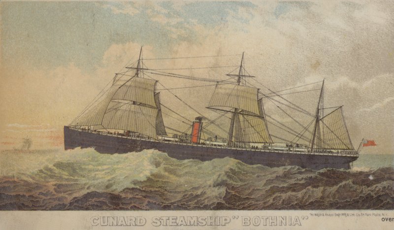 Parník Cunard Bothnia od American School