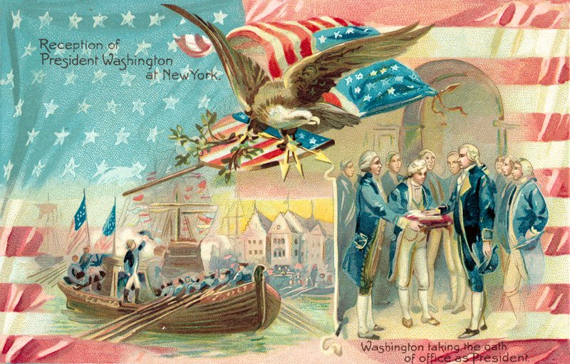 George Washington složil přísahu prezidenta od American School