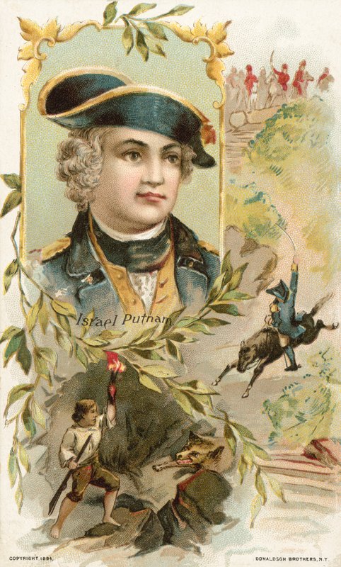 Israel Putnam , americký generál americké války za nezávislost od American School