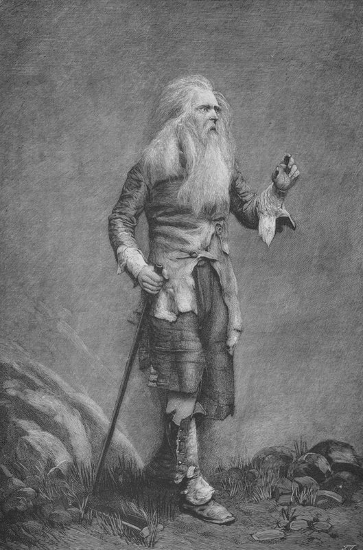 Jefferson jako Rip Van Winkle od American School