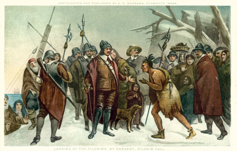 Přistání Otců poutníků od American School