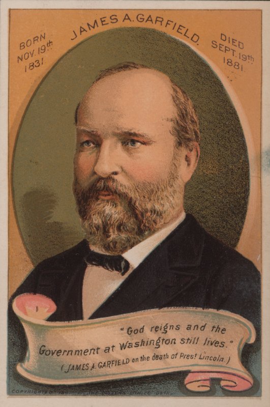 prezident James A Garfield od American School