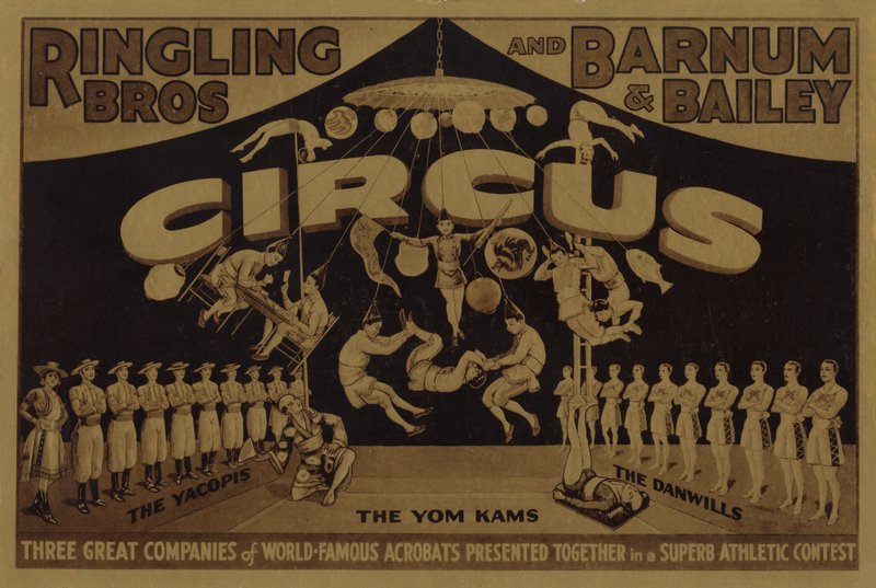 Ringling Bros a Barnum a Bailey Circus se světoznámými akrobaty od American School