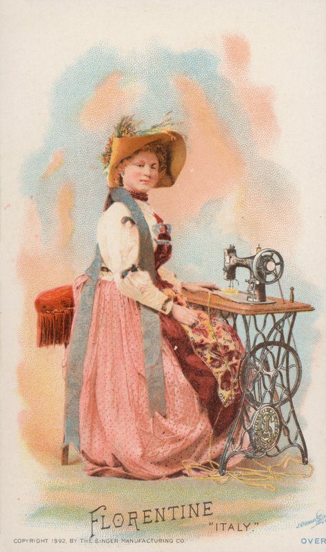 Šicí stroj, Florentine, Itálie od American School