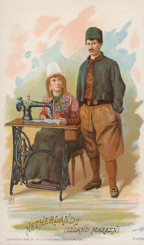 Šicí stroj, Nizozemsko, Island Marken od American School
