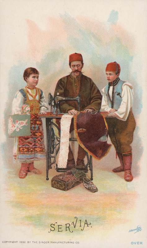 Šicí stroj, Servia od American School