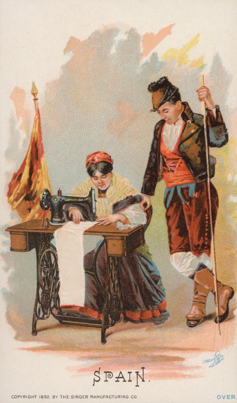 Šicí stroj, Španělsko od American School