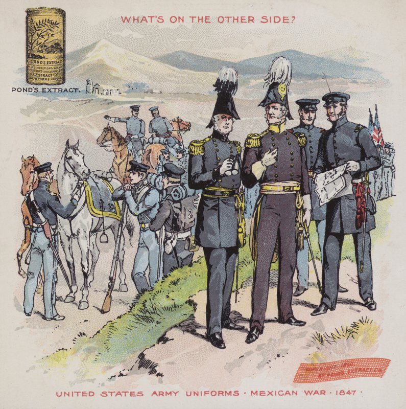 Uniformy armády Spojených států, Mexická válka, 1847 od American School
