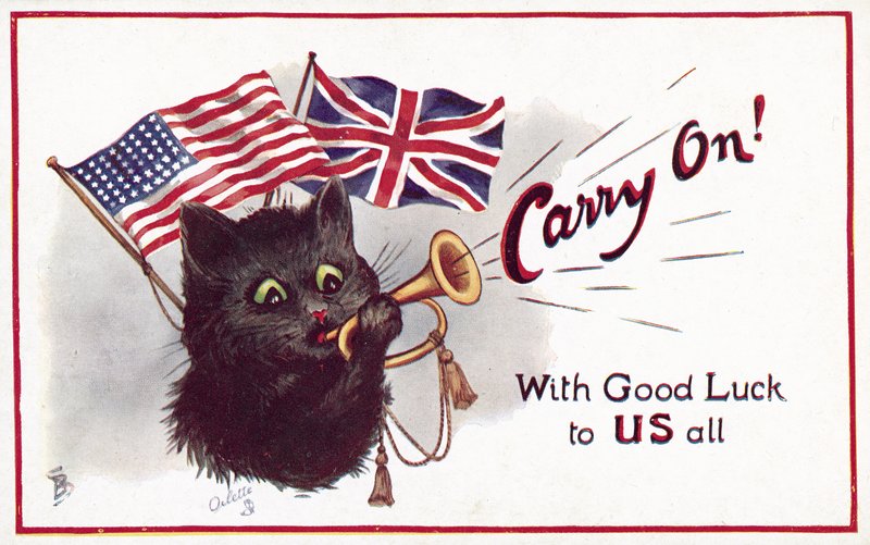 1. světová válka, spojení Ameriky a Británie od American School