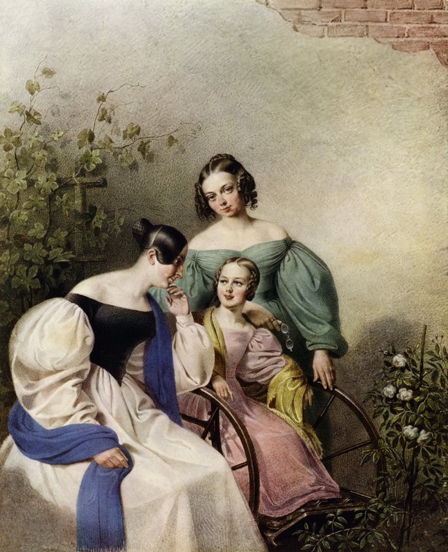 Portrét vídeňské rodiny od Austrian School