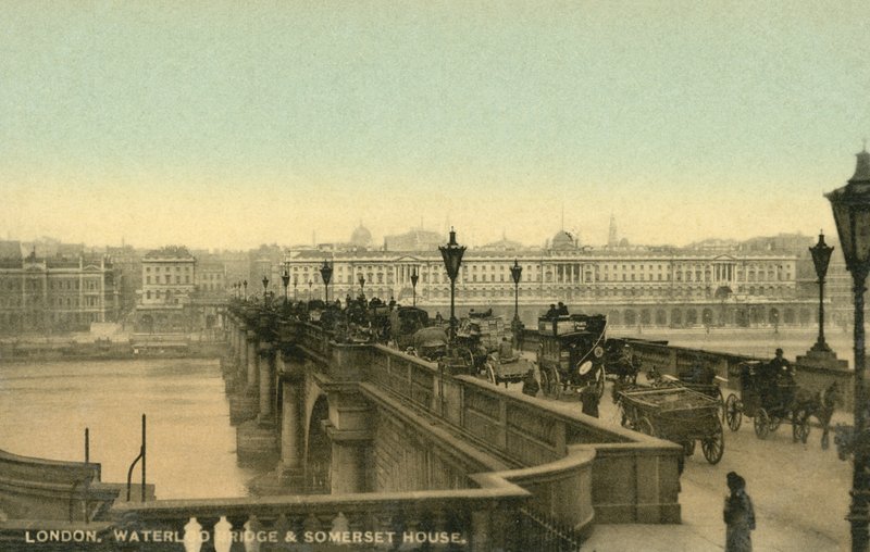 Londýn, Waterloo Bridge, Somerset House od English Photographer