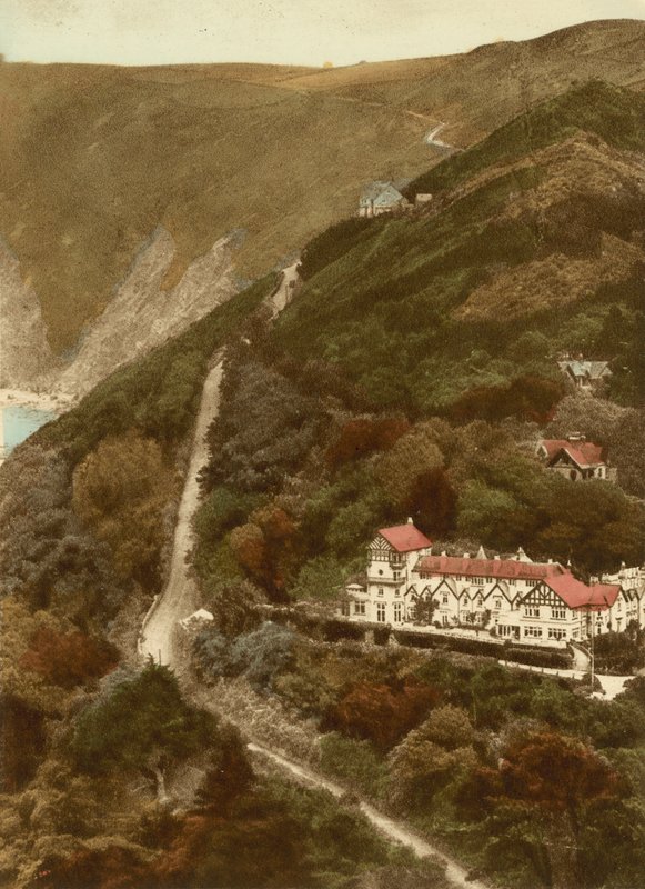 Lynmouth, Countisbury Hill od English Photographer