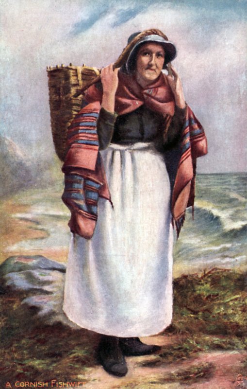 Cornish rybí žena od English School
