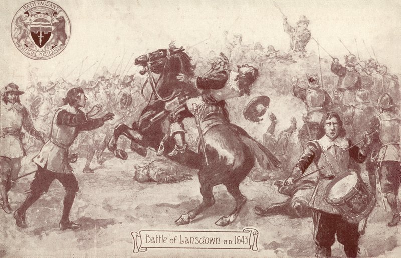 Bitva u Lansdown, AD 1643 od English School
