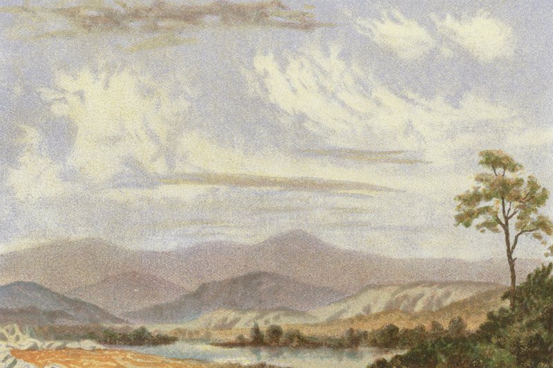 Mraky, Cirrus se Stratus Lenticularis od English School