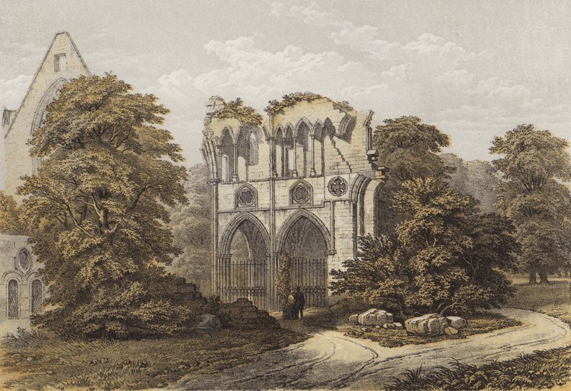 Dryburgh Abbey od English School