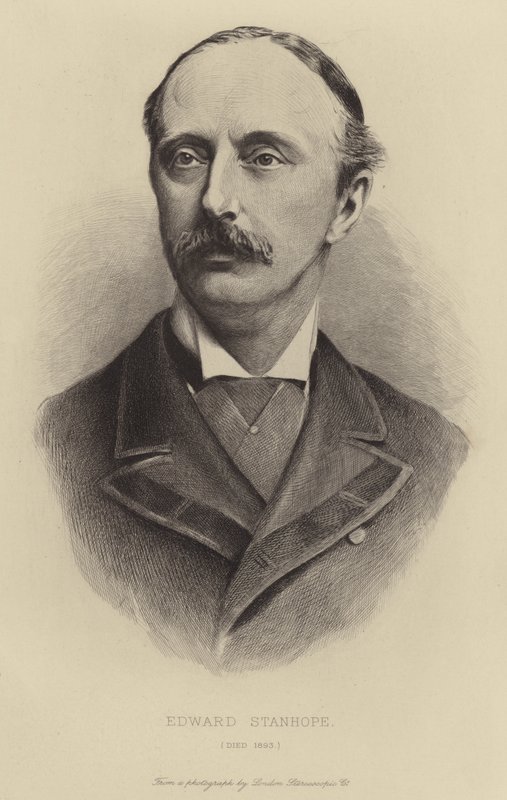 Edward Stanhope, zemřel 1893 od English School