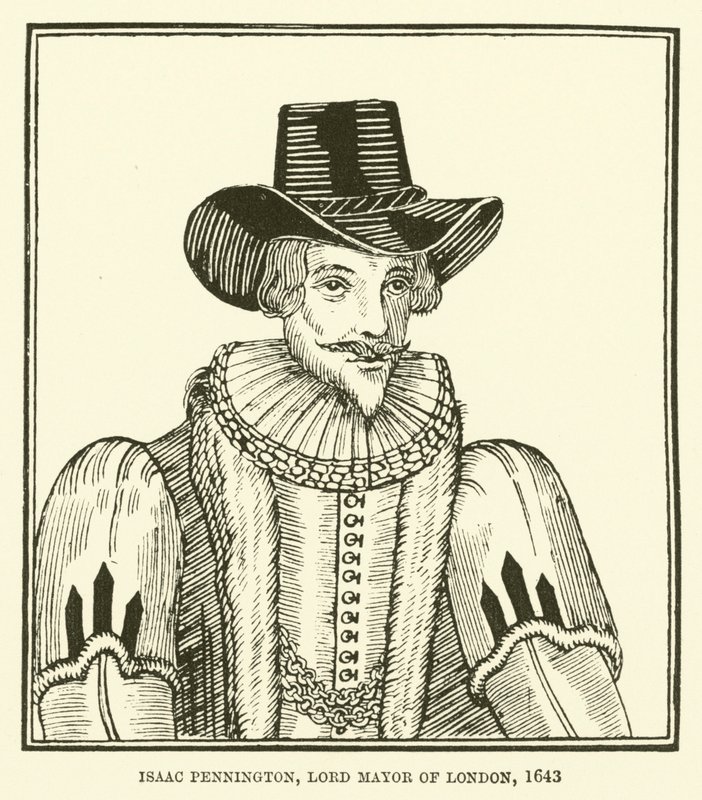 Isaac Pennington, lord starosta Londýna, 1643 od English School