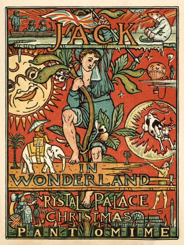Jack v říši divů, vánoční pantomima Crystal Palace od English School