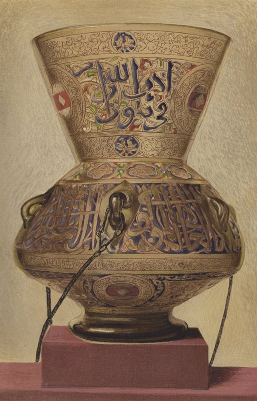 Lampa pro mešitu, arabská, 14. století od English School