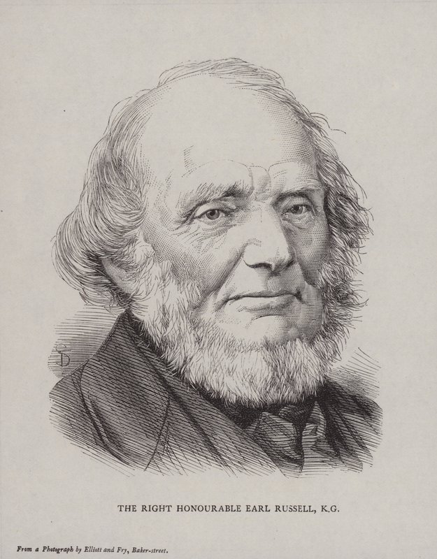 Lord John Russell, 1. Earl Russell , britský liberální politik a předseda vlády od English School