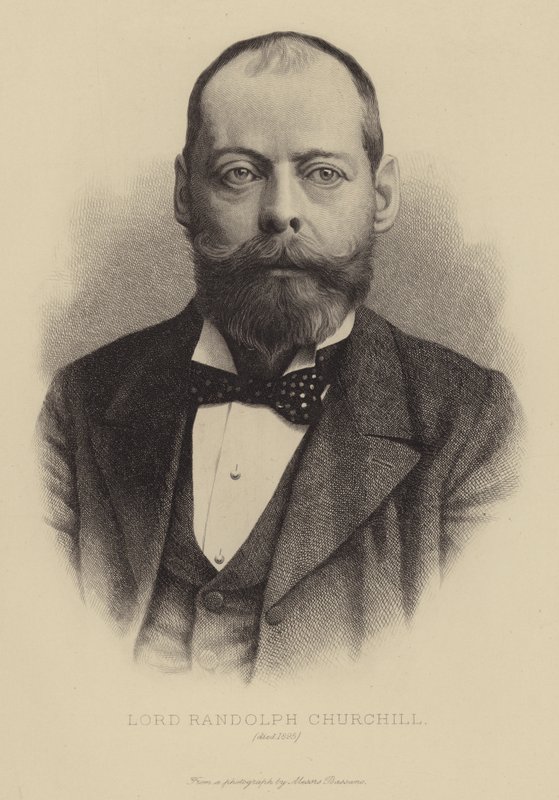 Lord Randolph Churchill, zemřel 1895 od English School