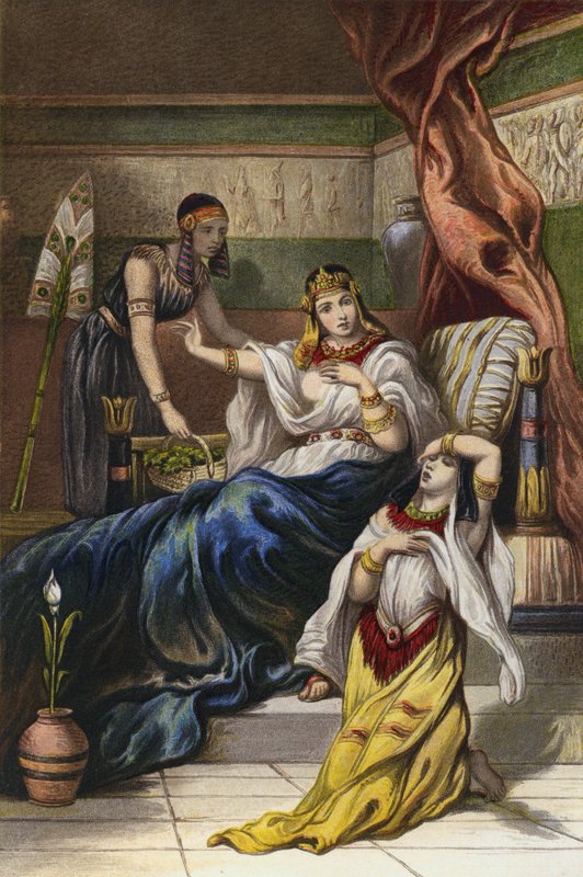 Shakespeare, Antonius a Kleopatra, dějství V, scéna 2 od English School