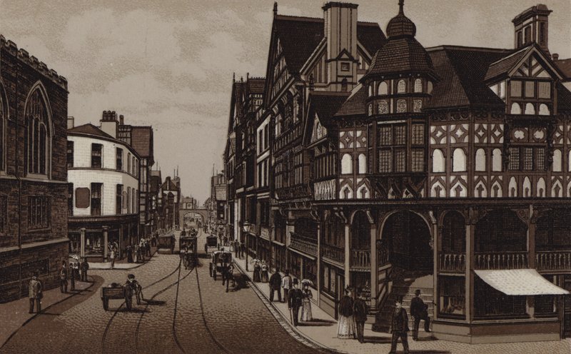 Křížová a Eastgate Street od English School