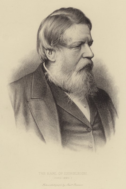 Hrabě z Iddesleigh, zemřel 1887 od English School