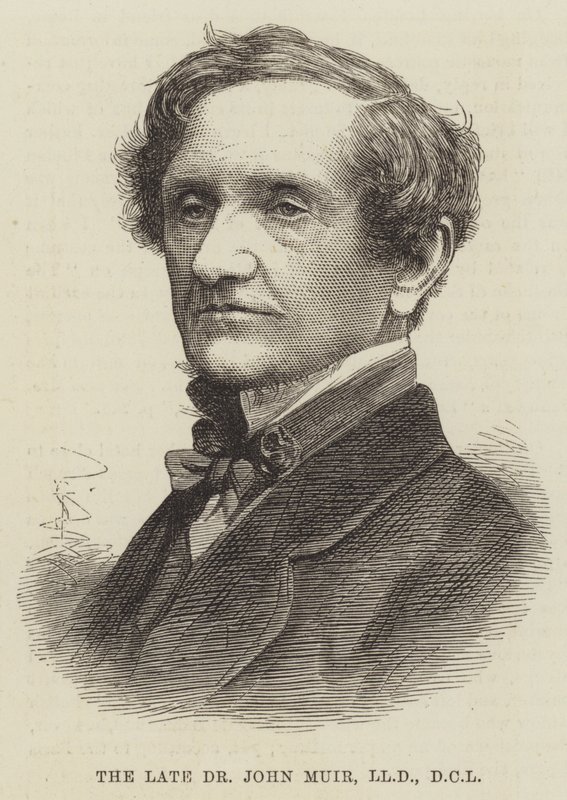 Zesnulý Dr John Muir, LLD, DCL od English School
