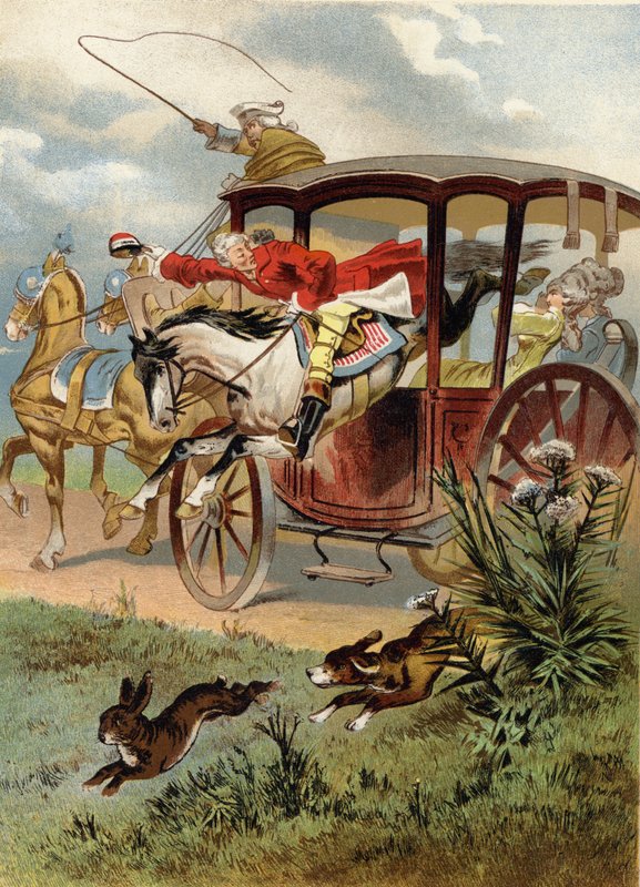 Ilustrace pro Dobrodružství barona Munchausena od European School