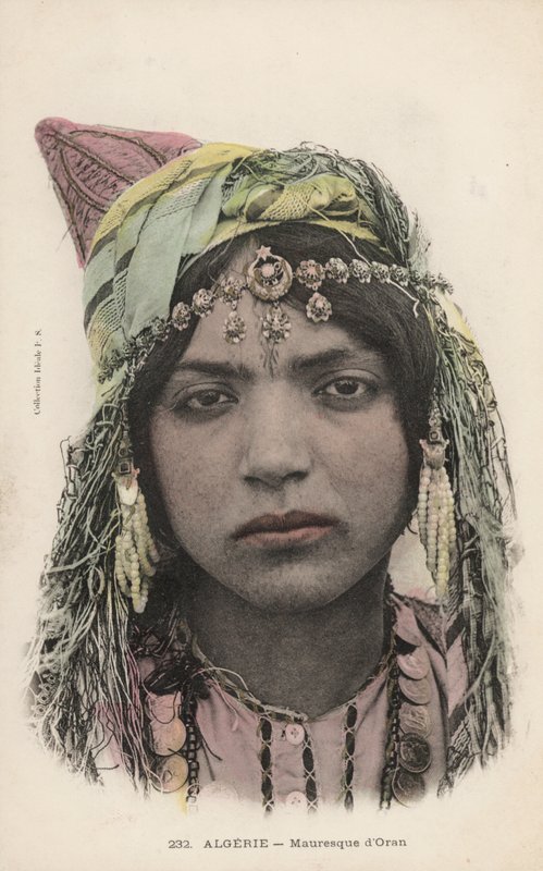 Maurská dívka z Oranu od French Photographer