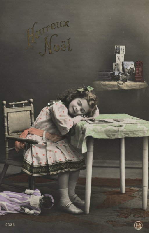 Vánoční přání s malou holčičkou od French Photographer