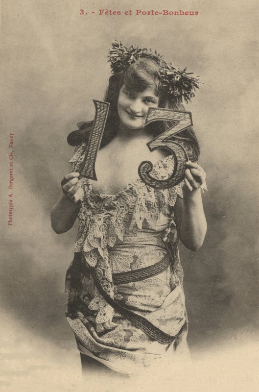 Tabulky pro štěstí, číslo 13 od French Photographer
