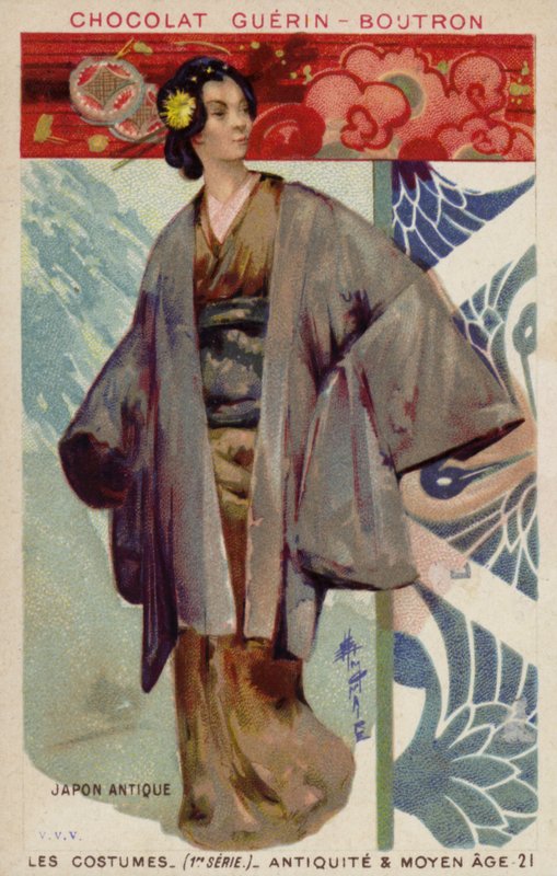 Starověký japonský kostým od French School