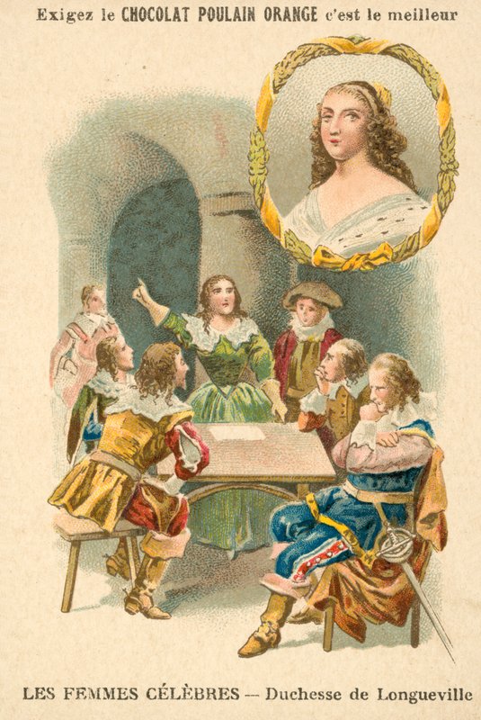 Anne Genevieve de Bourbon, vévodkyně z Longueville, francouzská princezna, která měla vliv v občanských válkách Frondy (1648-1653) od French School