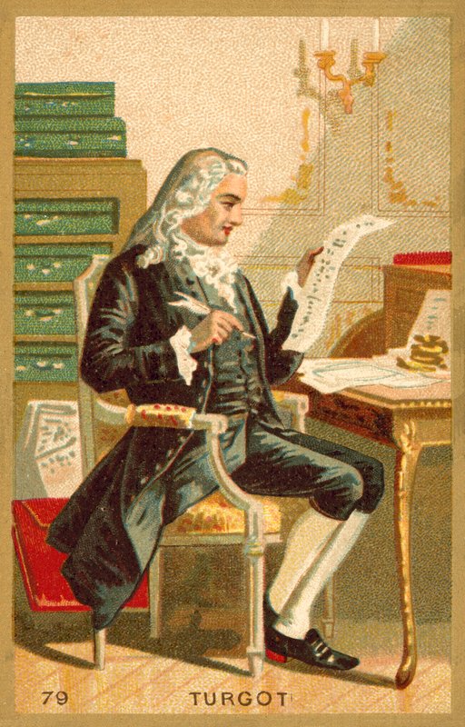 Anne-Robert-Jacques Turgot , francouzský ekonom a státník od French School
