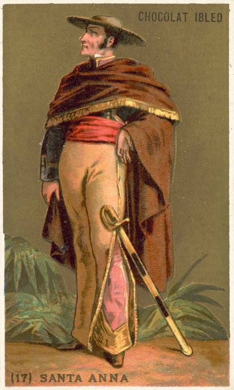 Antonio Lopez de Santa Anna , mexický politik a generál od French School