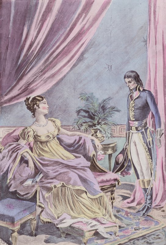 Bonaparte u Madame de Beauharnais od French School