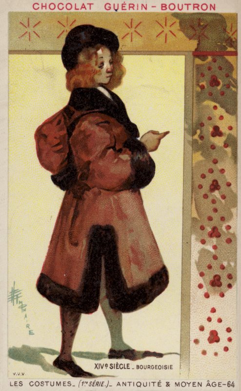 Buržoazní kostým, 14. století od French School