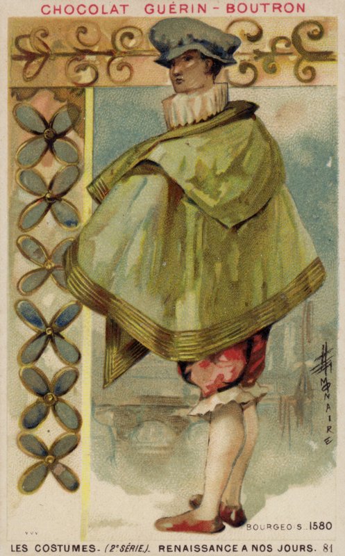 Měšťanský kostým, 1580 od French School