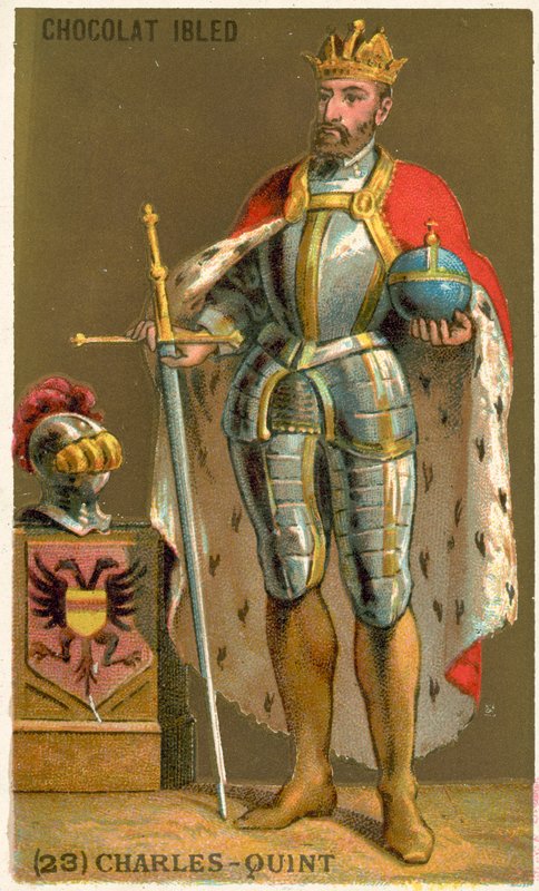 Karel V., císař Svaté říše římské od French School