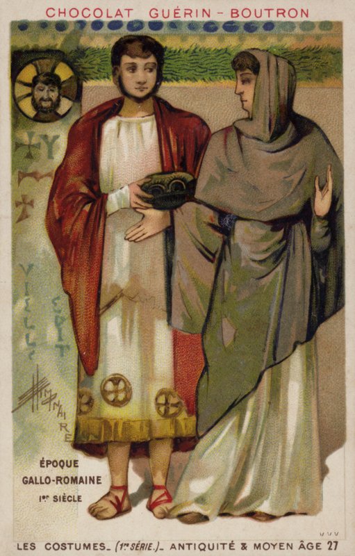 Kostýmy římské Galie, 1. století od French School